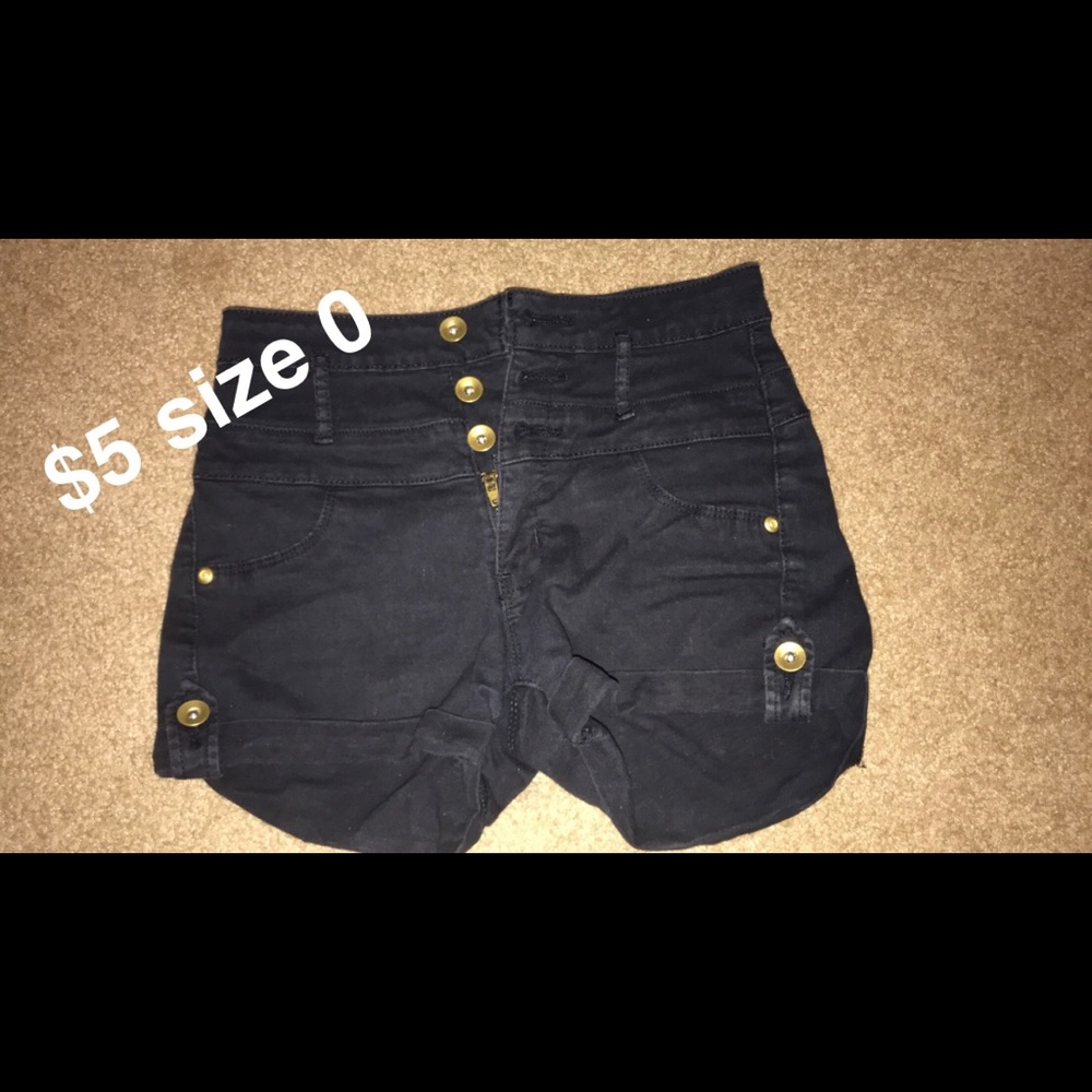 High waisted shorts